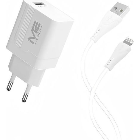 Chargeur CX-94 18 W avec câble Lightning de 1 m - Chargeur rapide USB-C pour iPhone, iPad et AirPods - Prise européenne (1/3)