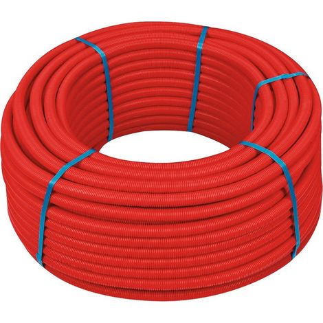 Henco – Tube multicouche 16 mm – Longueur 100 m – Épaisseur 2 mm – Pression maxi 10 bar – Pour chantiers humides