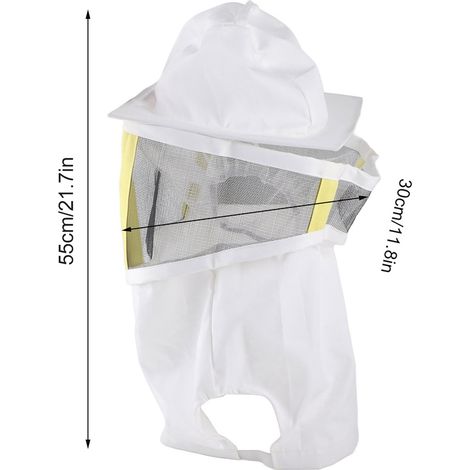 Capilla protectora para apicultura, moderno motivo de llave, visible, poliéster + acero, blanco, 30 x 55 cm (1/5)