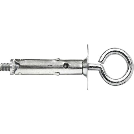 100 mini chevilles avec A"illet fermA Acier zinguA 6 mm