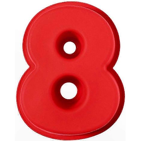 Moule à gâteau 3D en silicone antidérapant, numéro non adhésif pour anniversaire, résistant chaud et froid, idéal pain et pâtisserie surprise. (1/5)