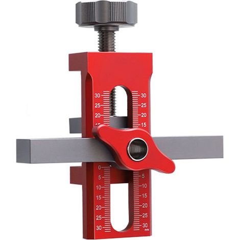 Gabarit de montage pour porte d'armoire, dispositif de rebond, outil de poinçonnage, positionneur réglable pour porte de placard, kit de 10 mm (1/5)