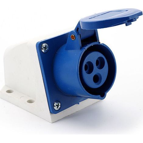 16 Amp 3pin Prise Industrielle 220V-250Volt étanche IP44 étanche 2P + E 16A (1/5)