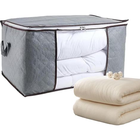 Bolsa de almacenamiento extragrande para mantas, ropa de cama y accesorios.