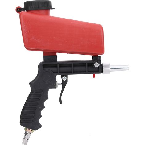 Pneumatische Sandstrahlpistole, kleines Hand-Sandstrahlgerät, Sandstrahlwerkzeug, 90 PSI (1/5)