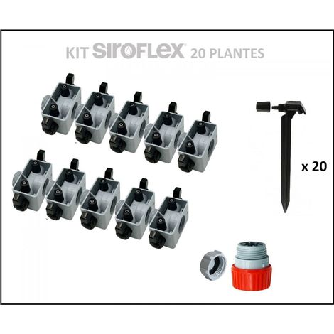 Kit irrigation 20 plantes SIROFLEX