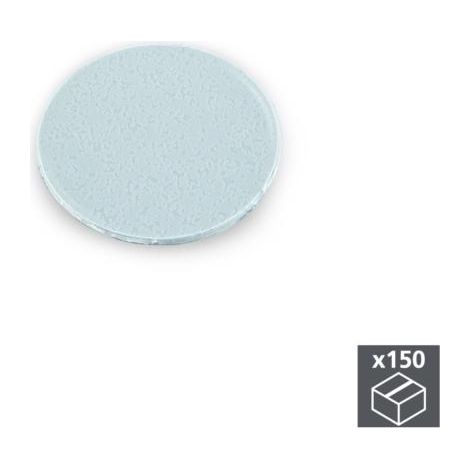 Emuca Pastille cache-vis, adhésive, D. 20 mm, Gris, 150 ut. - talla (1/4)