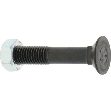 Bullone con dado M14x2 lunghezza 80 mm classe 10.9 DIN 608 testa Ø 28 mm aratro 1480810