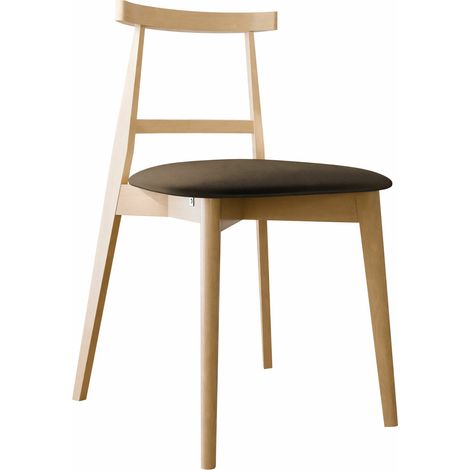 Silla Dearborn 104, Magic Velvet 2205, 75x48x54cm, Tapiz, De madera, Madera (1/5)
