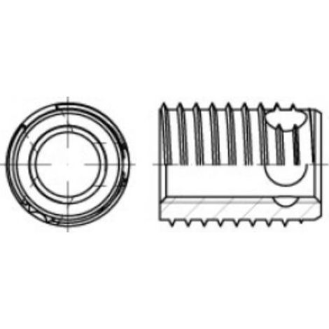 Reidl 88302 ENSAT Stahl gelb verzinkt Typ 307 M10 (1/2)