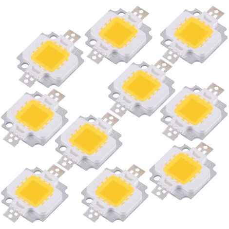 Perles de lampe intégrée LED 10W (1 paquet/10 pièces) (blanc chaud) (1/5)