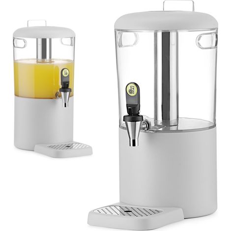 Dispenser refrigerato per succhi e bevande Uniq 4 l - bianco (1/5)