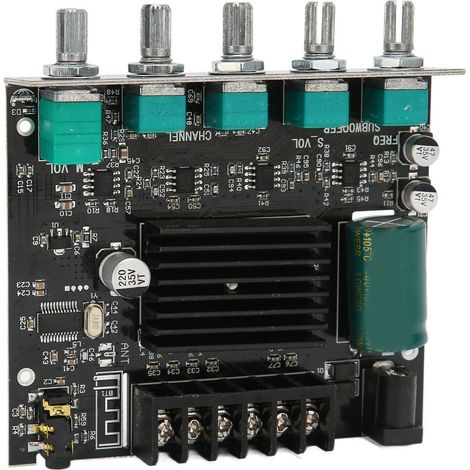 ZK-MT21 BT-Verstärkerplatine: Leistungsstarker digitaler Stereo-Leistungsverstärker (DC 12–24 V) für 15–100 W Lautsprecher mit 4–8 Ω. (1/5)