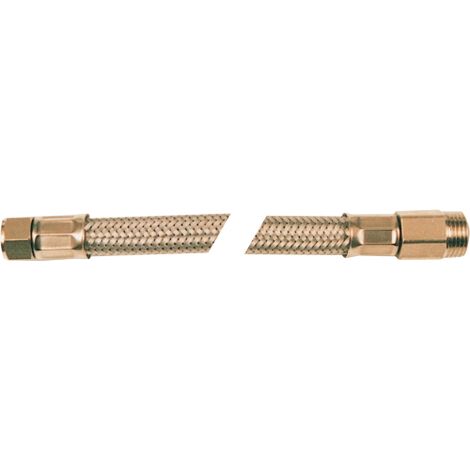 Tuyau rallongA Cobra 50 cm MF 1/2 "en acier inoxydable renforcA