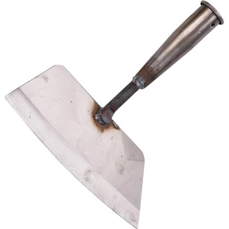 Pelle à Désherber Facile à Ranger en Acier Inoxydable Argentée Outil de Jardinage Multifonction pour Plantes et Bonsaï en Jardinage et Transplantation (1/5)