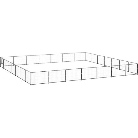 Chenil Noir 49 m² Acier