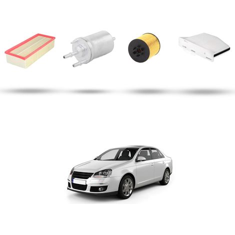 Kit tagliando 4 filtri compatibile con Vw JETTA III (1k2) 1.4 TSI 125kw Dal 2006 al 2010 (1/5)