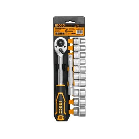 INGCO HKTS12122 Set 12 Pz Cricchetto 1/2 Pollice