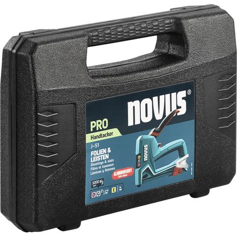 Handtacker Novus j-51 ergonomischer Griff Sicherheitsverriegelung (1/5)
