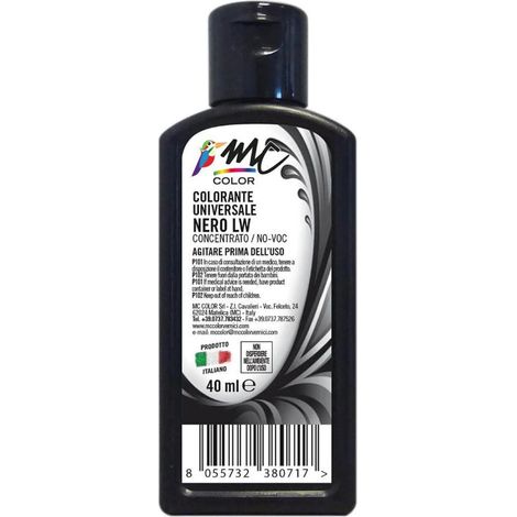 COLORANTE UNIVERSALE ml. 40 NERO