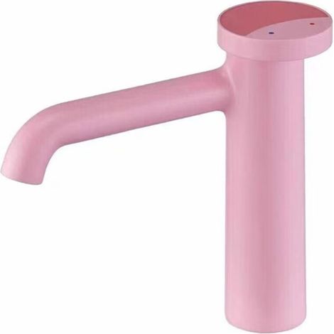 Robinet de Lavabo Mixte - Robinet Salle de Bain avec Design Moderne pour Évier Posé-Dessus - Installation Facile sur Meuble-Vasque, Finition Chromée Brillante-Alovez (1/3)