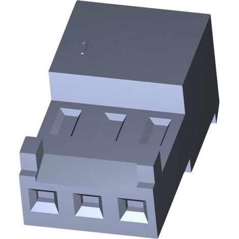 TE Connectivity Barrette femelle (standard) série MTA-100 Nbr total de pôles 7 3-643815-7 1 pc(s)