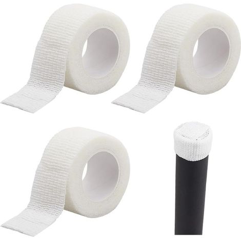 Lot de 4 protège-pieds de chaise, bande antidérapante, bandes autocollantes antidérapantes pour empêcher les tables et les chaises de glisser sans bruit, Blanc, 2,5 cm x 4,5 m (1/5)