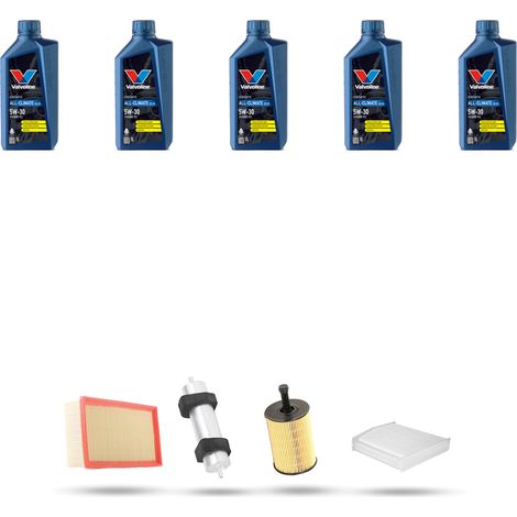 Kit tagliando 4 FILTRI e 5L OLIO compatibile con Audi A5 (8T3,8F7,8TA) 2.0 tdi 125kw dal 2008 (1/5)