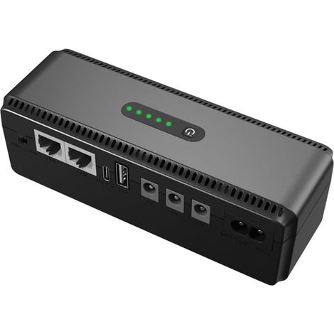 Batterie de Secours UPS DC 10 400 MAh, Sortie 5 V 9 V 12 V, Alimentation Sans Interruption, Batterie de Secours UPS 85-265 V, Prise UE (1/5)