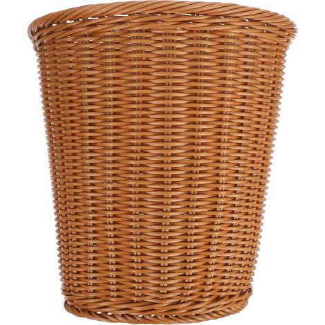 Papierkorb Rattan aus Kunststoff im Gewebten Stil Leichter