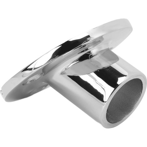 Base de rampe ronde 0,9 pouce, raccord 60 degrés, inox 316 marine, quincaillerie bateau, support mural, paire (1/5)