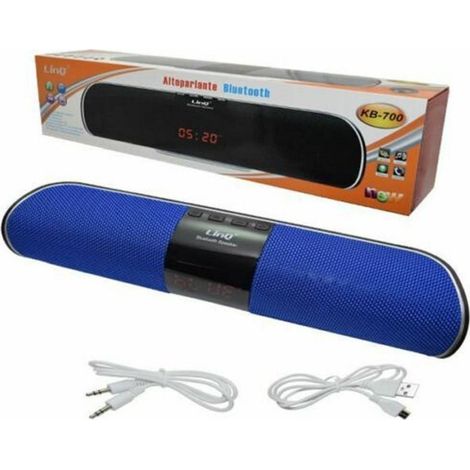 Trade Shop - Cassa Speaker Bluetooth With Slot Tf Card Usb Write Linq Kb-700 -