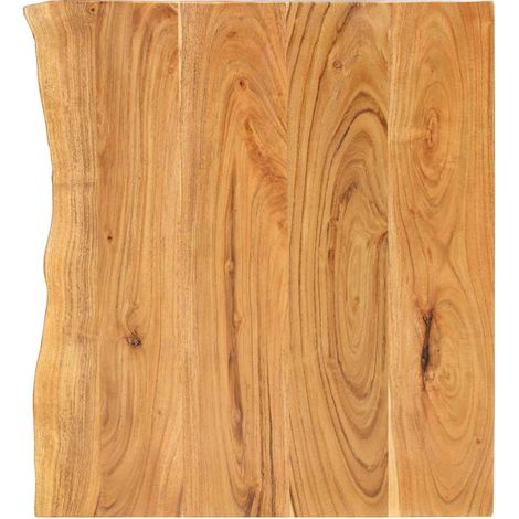 vidaXL Dessus de meuble-lavabo de salle de bain Acacia 58x52x2,5 cm (1/5)