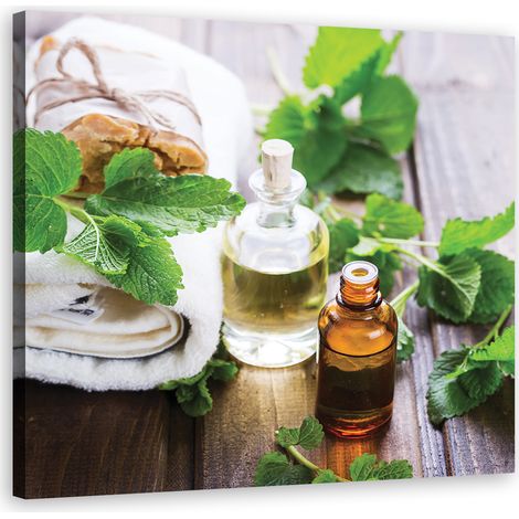 Tableau sur toile Bien-être Spa Zen Nature 60x60 (1/5)
