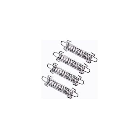 Ressorts Tension Voile Ombrage, Lot de 4, Tendeur Ressort pour Voile d'Ombrage et Tente, Kit Fixation et Tension (1/5)