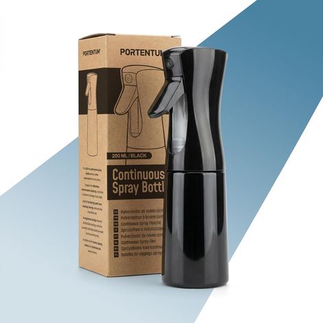 Vaporisateur cheveux 200 ml – Pulverisateur d’eau à brume fine avec pulvérisation continue – Design ergonomique – Brumisateur rechargeable spray vide pour cheveux, plantes et nettoyage (1/5)