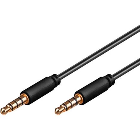 DeLOCK 83438  cavo de audio 5 m 3.5mm Nero - Cavi de audio (3.5mm, 3.5mm, 5 m, Nero)