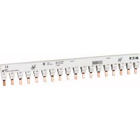 Barre de pontage 2phases 12 module pour FAZ-NA FAZ-RT 000104896 EATON Z-SV/UL-16/2P-2TE/12