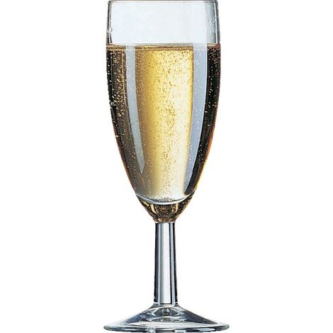verre de champagne 145ml, avec remplissage marque à 100ml, 12 Verres