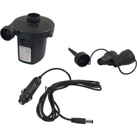 TRADE SHOP - Pompa Elettrica 12v Con Caricabatteria Accendisigari Per Auto Con 3 Adattatori 016975 - (1/2)