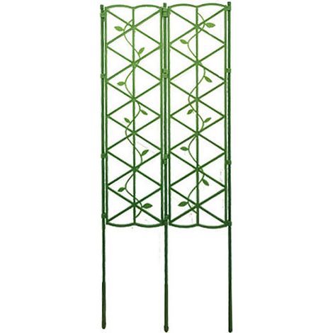 Trellis de jardin extensible DIY avec fibre de verre et cadre LED Rangement de plantes et décor de fête 6 tailles (60×15cm à 75×45cm) (1/5)