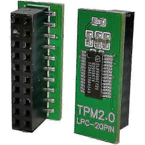 Module TPM 2.0S 2.0 de GIGABYTE GC (20 broches 20-1) LPC TPM 2.0 Trusted (voir illustration) (1/5)