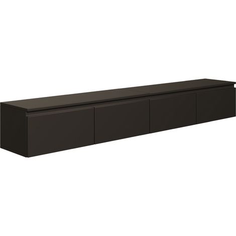 Selsey BEMMI -Mobile TV sospeso a 2 ante -200 cm -nero