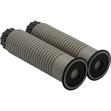 2 Dichtfix Set "Long" 14/15 cm ½" + 2 Baustopfen mit Kunststoffgewinde