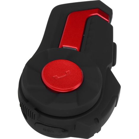 Motorradhelm mit 1000 m drahtloser Bluetooth-Gegensprechanlage, Motorrad-Headset-Set für 3 Fahrer (1/5)
