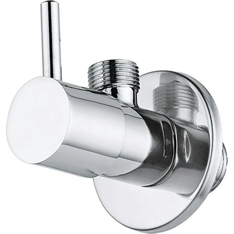 Rubinetto sottolavabo tondo cromato 1/2 x 1/2 (1/2)