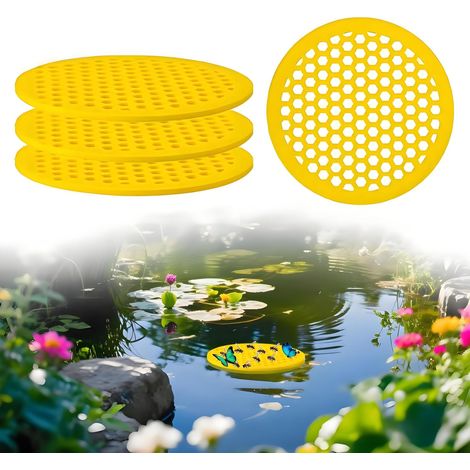 Ensemble de quatre arrosoirs pour insectes/abeilles, plateau à abeilles, 20 cm de diamètre. (1/5)