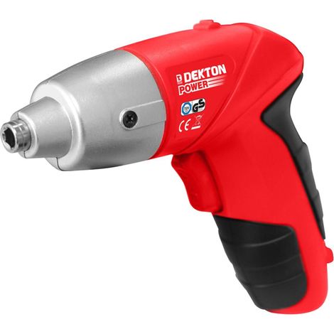 DEKTON CORDLESS SCREWDRIVER DRILL 3.6V ELECTRIC RECHARGEABLE BATTERY SET 600011