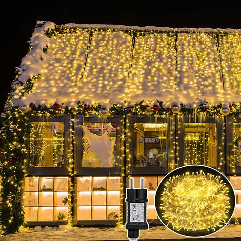 Randaco 20m LED Lichterkette weihnachtslicht Wasserdicht Leuchte Beleuchtung,Warmweiß