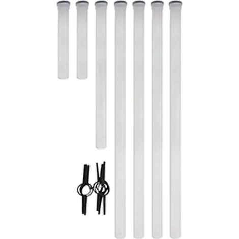 Vaillant Pacchetto condotto di scarico fumi per tecnologia a condensazione (10 m), DN 80 PP, 8000023383